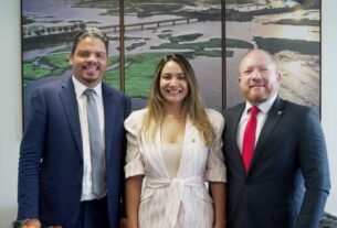 Luciano Genésio tem encontro produtivo com senadores em Brasília