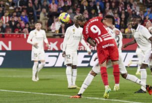 Real Madrid leva quatro gols de Taty Castellanos, perde para o Girona e fica mais longe do título no Espanhol