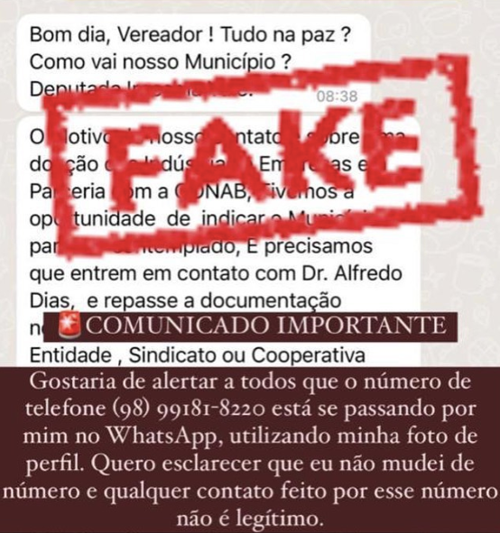 Presidente da AL alerta para tentativas de golpe em seu nome