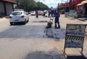 Imperatriz: Ações da Prefeitura para recuperação de vias seguem nesta terça-feira (02)