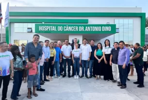 Dep. Junior Lourenço participa da inauguração do Hospital do Câncer, Antônio Dino na cidade de Pinheiro