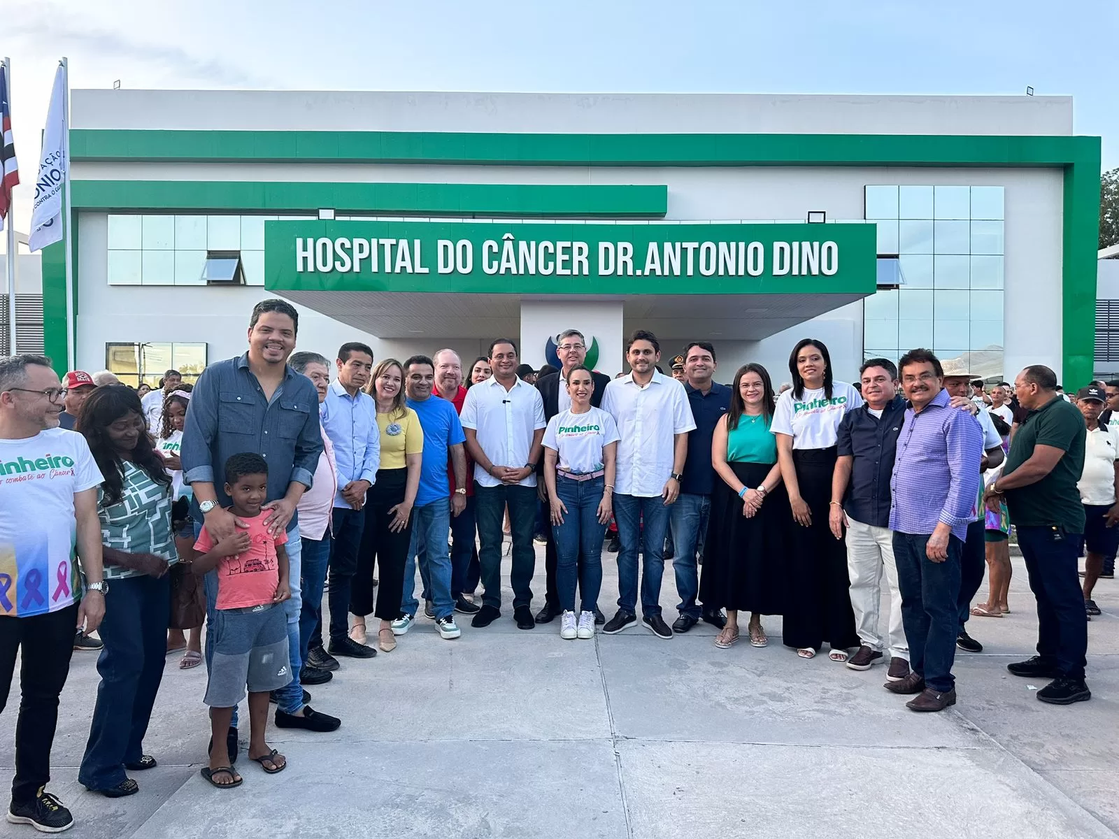 Dep. Junior Lourenço participa da inauguração do Hospital do Câncer, Antônio Dino na cidade de Pinheiro