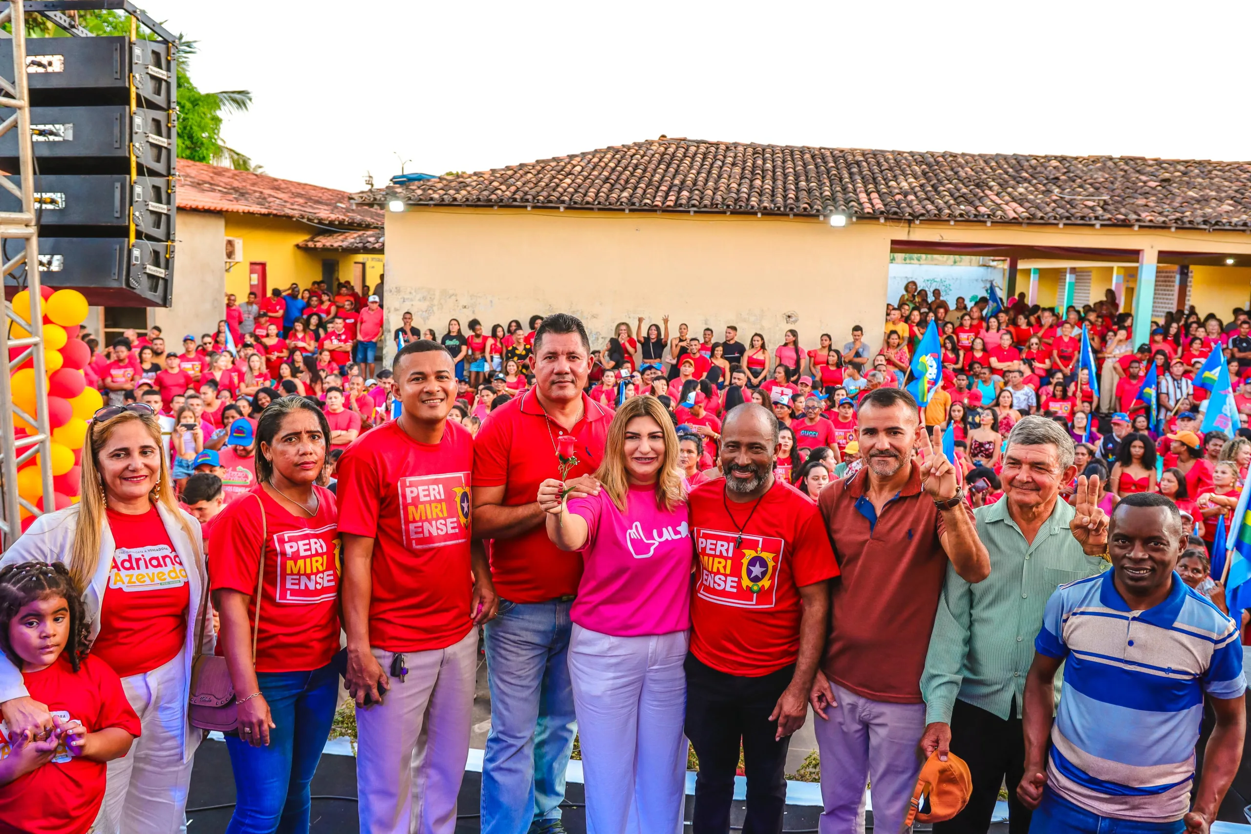 Heliezer do Povo reúne multidão para a maior convenção política da história de Peri-Mirim.