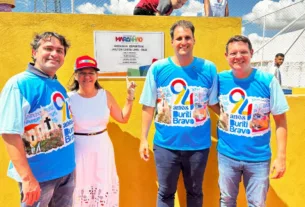 Júnior Lourenço marca presença nos 94 anos de Buriti Bravo e recebe apoio da prefeita Luciana para 2026