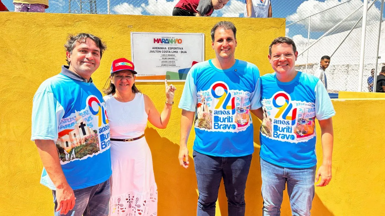Júnior Lourenço marca presença nos 94 anos de Buriti Bravo e recebe apoio da prefeita Luciana para 2026